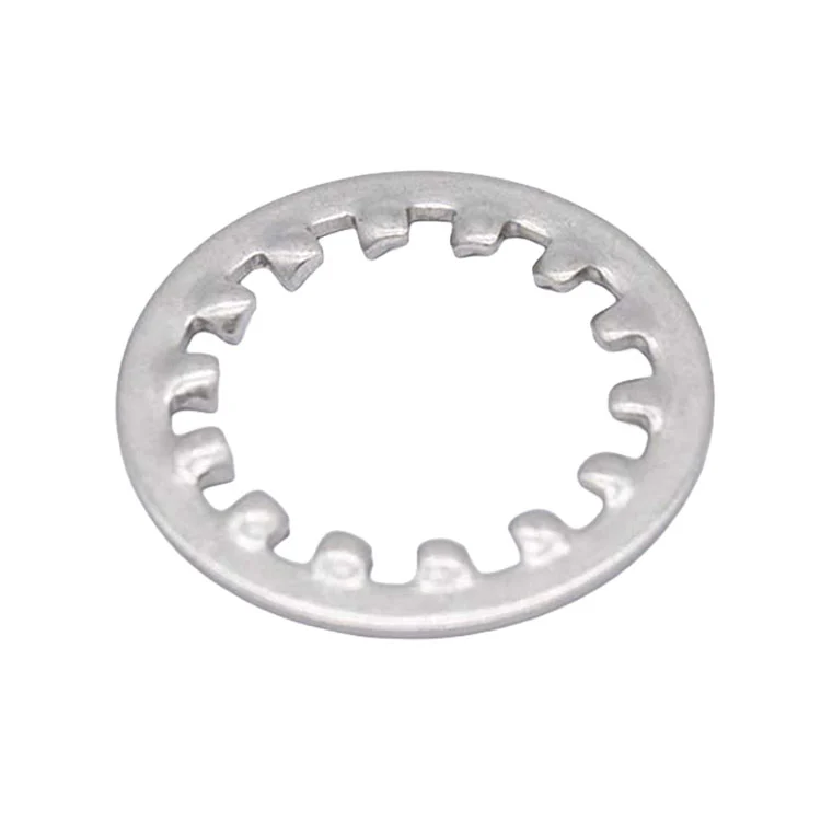 DIN 6797J internal tooth lock washers with serrated inner teeth