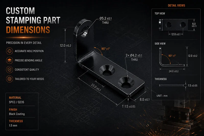 Custom stamping parameters diagram
