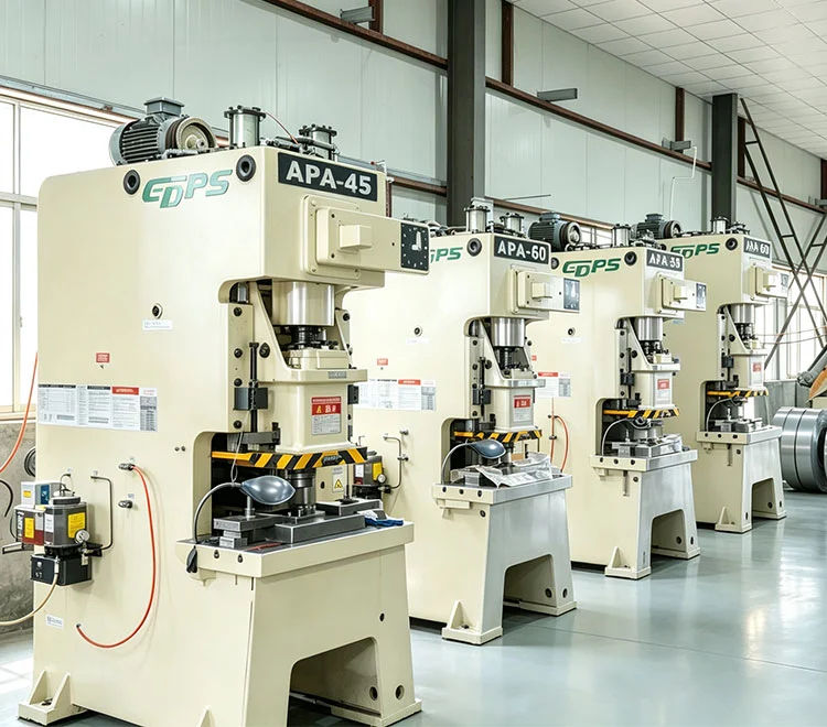 Zhenhua production workshop with stamping machines and automated lines