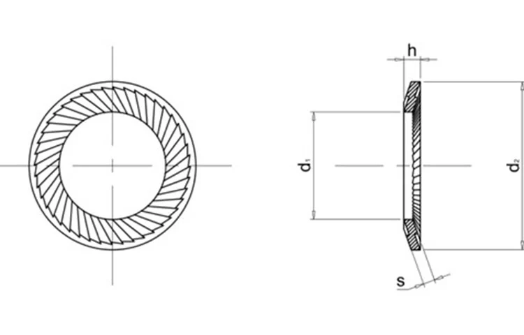 DIN 9250L Serrated Disc Lock Washers