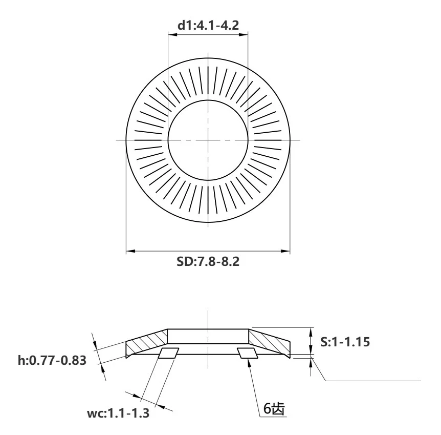 DIN 6795 Contact Washers