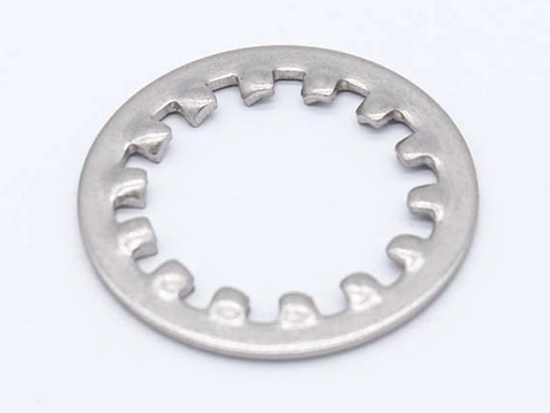 Typical tooth lock washer applications: motor end bells, electrical terminal blocks, automotive interior parts and sheet-metal covers