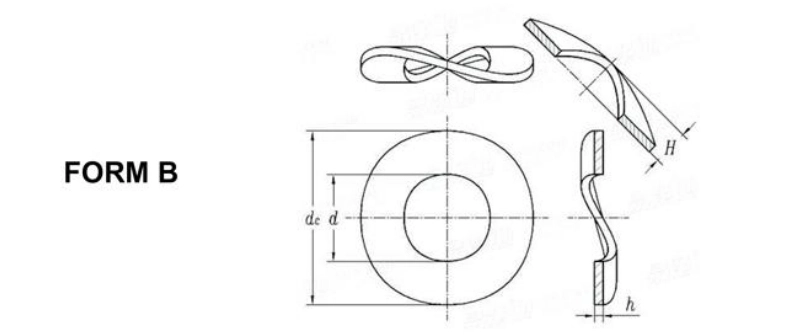 DIN137B Waved Spring Washers