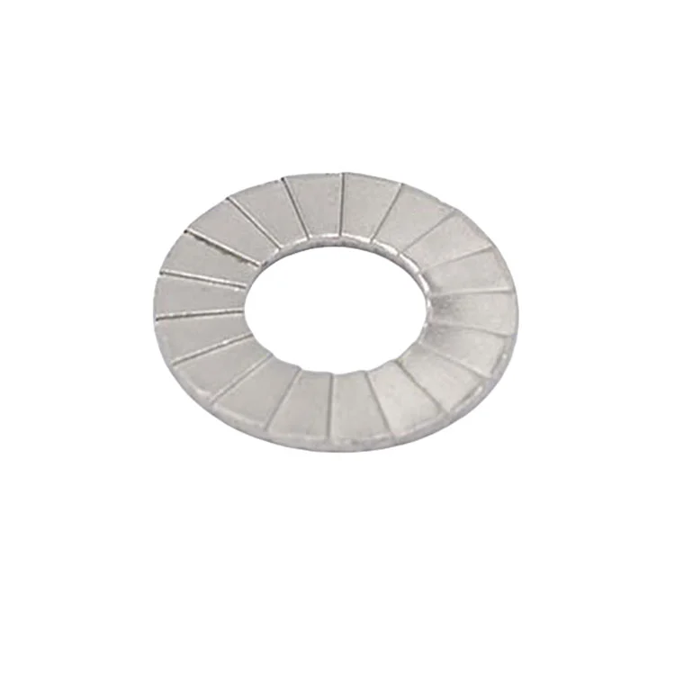 Stainless steel DIN 25201 L wedge-locking washers in matched pair